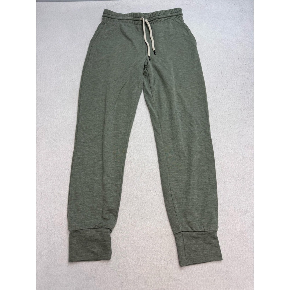 The North Face Jogger Pants Women's Small Green Jersey Knit Elastic Waist Lounge
